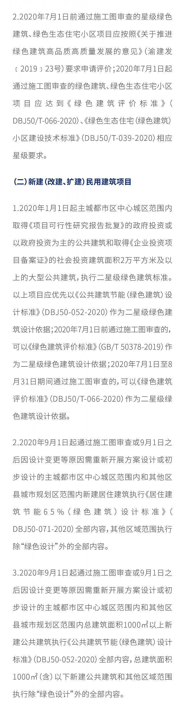 最新！重慶市住建委發(fā)布綠色建筑相關(guān)地方標(biāo)準(zhǔn)的執(zhí)行事項(xiàng)