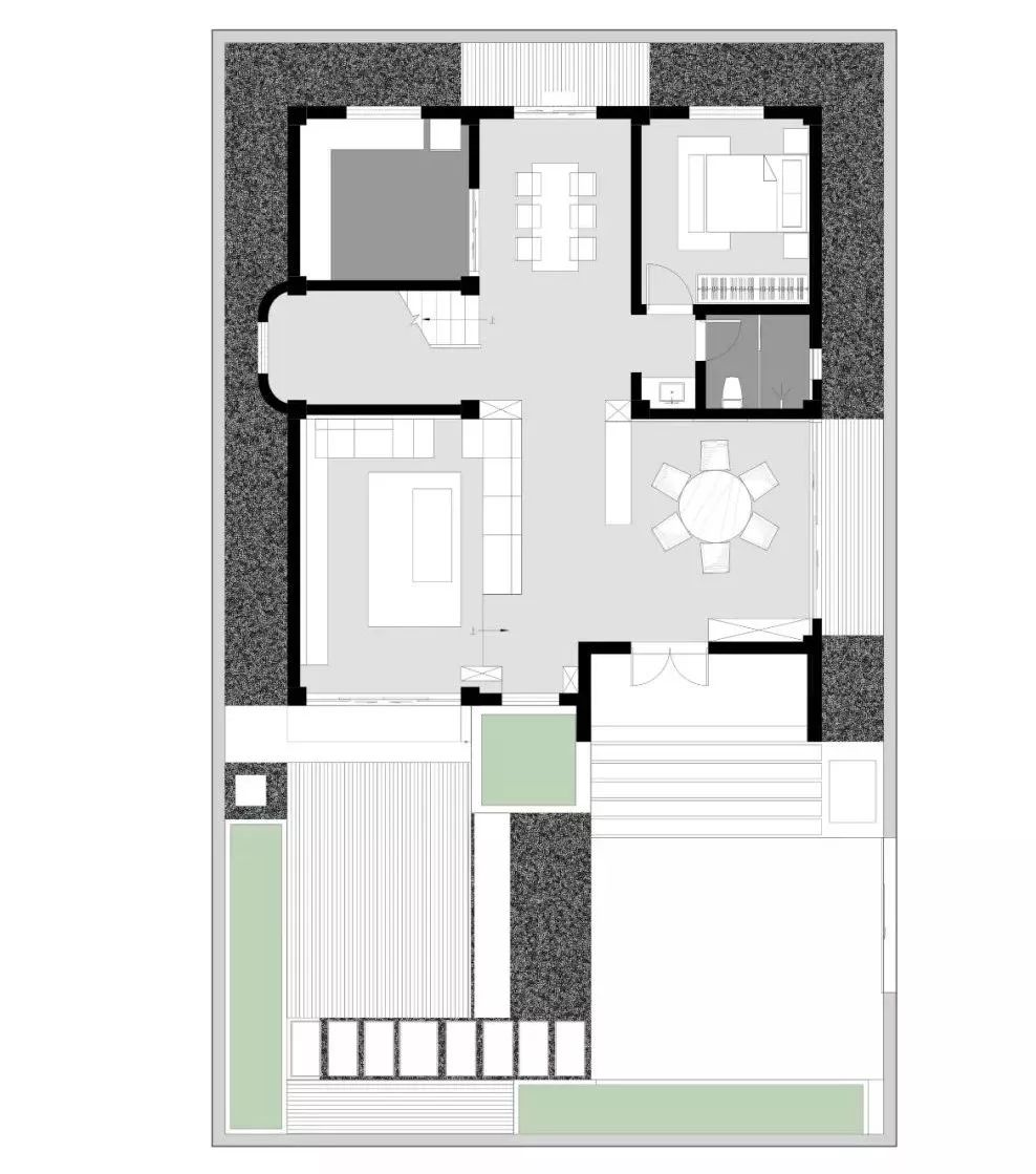 廢棄30年的舊宅，建筑師改后不僅清爽通透，還多了1間房和2個(gè)院子