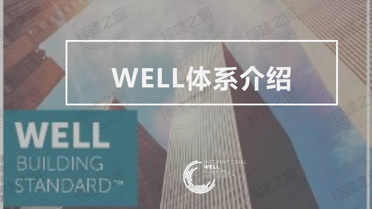 WELL健康建筑標(biāo)準(zhǔn)講座-王麗（2020）
