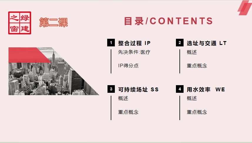 【分享】LEED GA免費(fèi)網(wǎng)絡(luò)課程今日開講，微信入群參加！（第2講-精華講義）